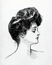 ギブソンの少女、1902